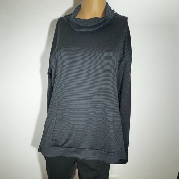 Womens Danskin Pullover Cowl Neck Top - Size Medium - Picture 2 of 8